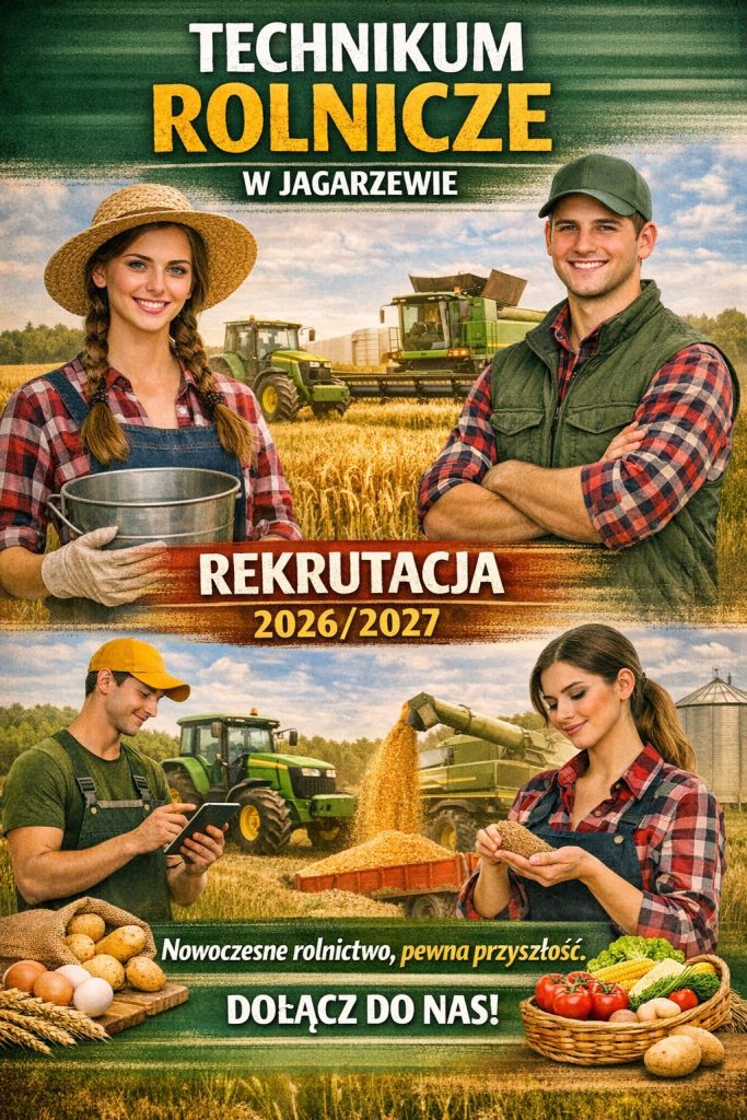 Grafika przedstawia kierunek kształcenia "Technik Rolnicze"