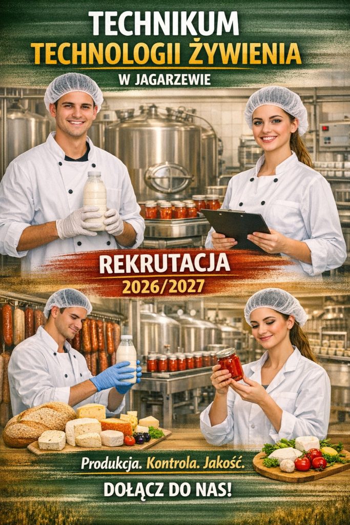 Grafika przedstawia kierunek kształcenia "Technik Technologii Żywienia"